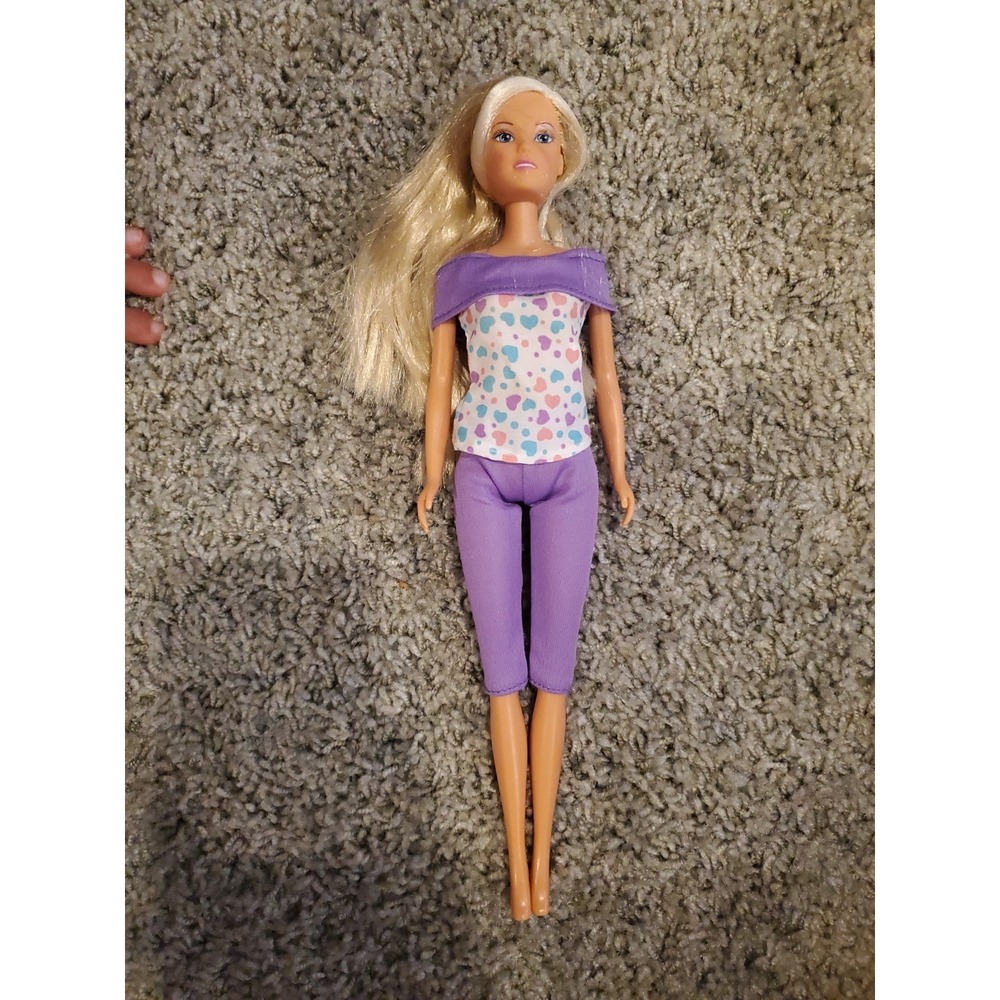 Simba Toys Steffi Love Barbie Clone Blonde Fashion Doll Purple Hearts
